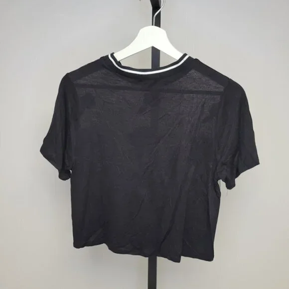 Luxe Sheer Front Roses Tee - Picture 4 of 4